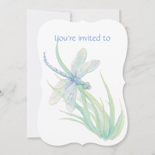 Art de l'aquarelle Invitation de service Memorial  (Devant)