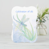 Art de l'aquarelle Invitation de service Memorial (Debout devant)