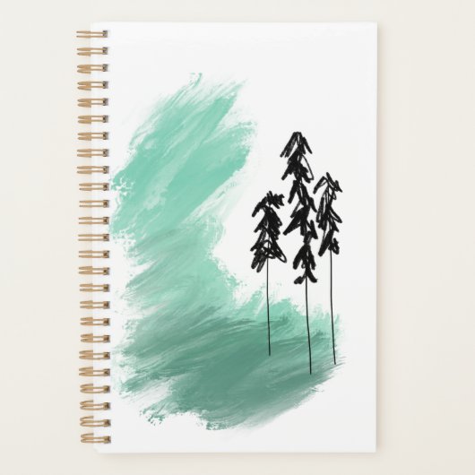 art de l'arbre vert scandinave simple moderne ment (Devant)