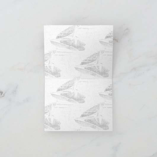 Art de ligne, Coquillage, Carte de remerciements p (Intérieur)