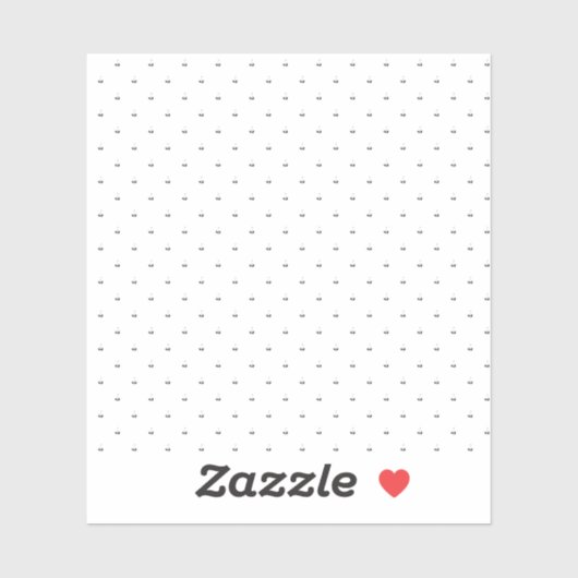 Art de ligne, Sticker en vinyle blanc Lilac person (Feuille)