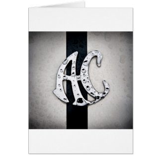 Art de logo d'insigne à C.A.