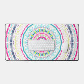 Art de mandala coloré vibrant (Clavier et souris)