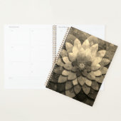 Art de mandala doré antique texturé fleur (Devant avec enveloppe)