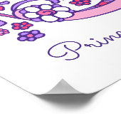 Art de monogramme S Affiche du sens du nom de fill (Coin)