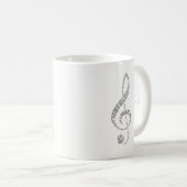 Art de mot de clef triple et basse de tasse de (Devant droit)