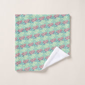 Art de motif sans couture de feuilles botaniques m (Gant de toilette)