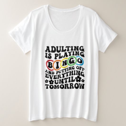 Art de mots de Bingo drôle (Design devant)