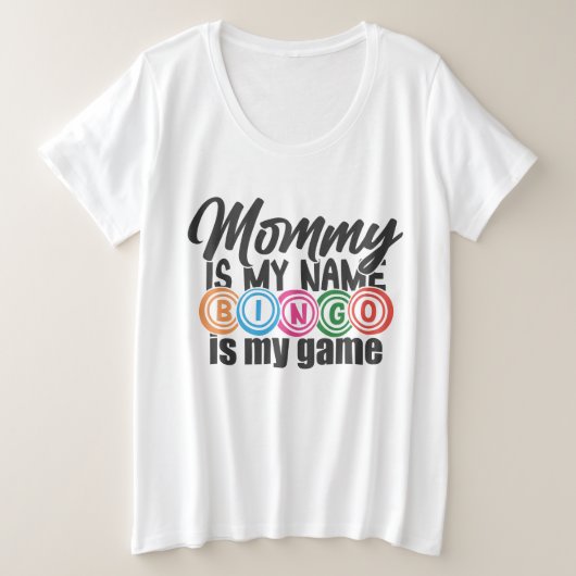 Art de mots de maman de bingo mignon  (Design devant)