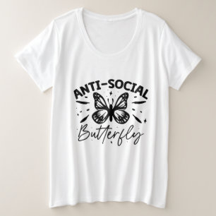 Art de mots de sarcasme drôle Anti-Social