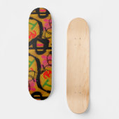 Art de mur de graffiti skateboard (Recto)