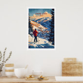 Art de mur de ski de Park City Impression de ski 1 (Cuisine)