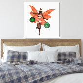 Art de mur de toile de fée de Noël africain-améric (Insitu(Chambre))