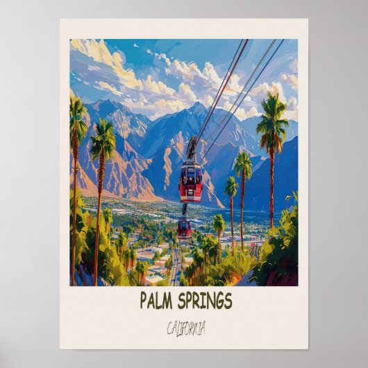 Art de Palm Springs - Impression de Palm Springs - (Devant)