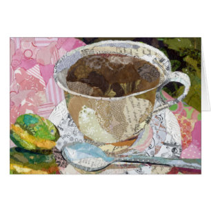Art de papier déchiré de collage de peinture de