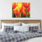 Art de peinture Tulipe Abstraite - Toile enveloppé (Insitu(Chambre))