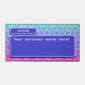 Art de pixel de jeu rétro personnalisé violet (Recto)