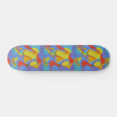 Art de plateau de skateboard abstrait coloré (Horz)