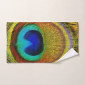 Art de plume de paon (Serviette à main)