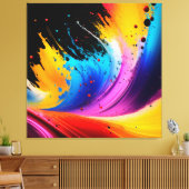 Art de projection de peinture abstraite Impression (Insitu(Salon))