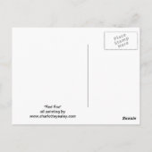 Art de renard rouge Carte postale (Dos)