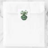 Art de stickers abstrait argent dynamique (Sac)
