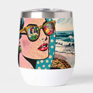 Art de style BD   Femme regardant une danseuse de 