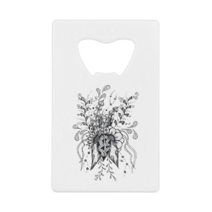 Art de Tangle fleur, dessiné à la main -