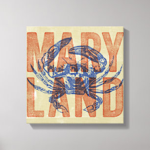 Art de toile de crabe du Maryland