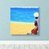 art de toile de plage (Insitu (Plancher de Bois))
