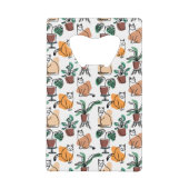 Art de trait dessin chats et fleurs (Devant)