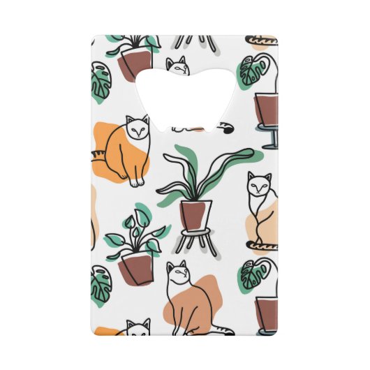 Art de trait dessin chats et fleurs (Dos)