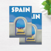art de vacances rétro en Espagne (Bureau)