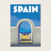 art de vacances rétro en Espagne (Devant)