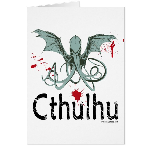 Art de vecteur d'horreur de Cthulhu (Devant)