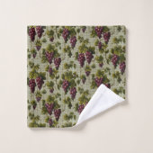 Art de vigne rustique de campagne français de vign (Gant de toilette)