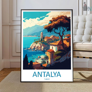 Art de voyage à Antalya Impression murale Antalya