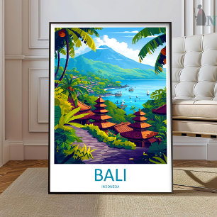 Art de voyage à Bali Impression murale Décoration