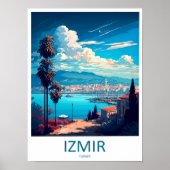 Art de voyage à Izmir Impression murale Izmir Déco (Devant)