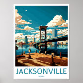 Art de voyage Jacksonville Impression murale Jacks (Devant)