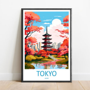Art de voyage Japon Impression Murale Japon Suspen