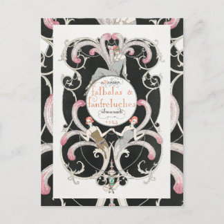  Art Deco 1920s George Barbier Illustratie Briefkaart