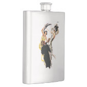 Art Deco 1920s Jazz Leeftijd Heupfles (Rechts)