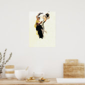 Art Deco 1920s Jazz Leeftijd Poster (Keuken)