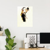 Art Deco 1920s Jazz Leeftijd Poster (Thuiskantoor)