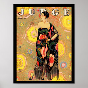 Art Deco 1926 Rechter Magazine Poster