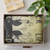 Art Deco 20s Retro Sunny Demeanor Inspirerend Tissuepapier (Geschenk)
