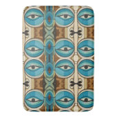 Art Deco Abstract Oogpatroon Badmat (Voorkant Verticaal)