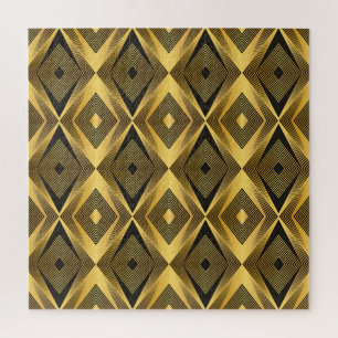 Art Deco: Abstracte geometrische achtergrond Legpuzzel