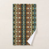Art Deco Abstracte kussen Bad Handdoek (Handdoek)